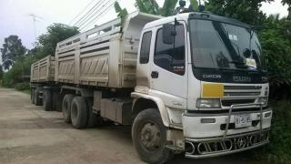 ขายรถบรรทุก พ่วงแม่ลูกดั้มสามมิตร ISUZU FXZ 320แรง ปี51 ลูก3คาน รถสวยสภาพดี เอกสารพร้อมโอน ราคา1,900,000 สนใจโทร 090-8588220คุณนะ 093-3258446คุณบิว